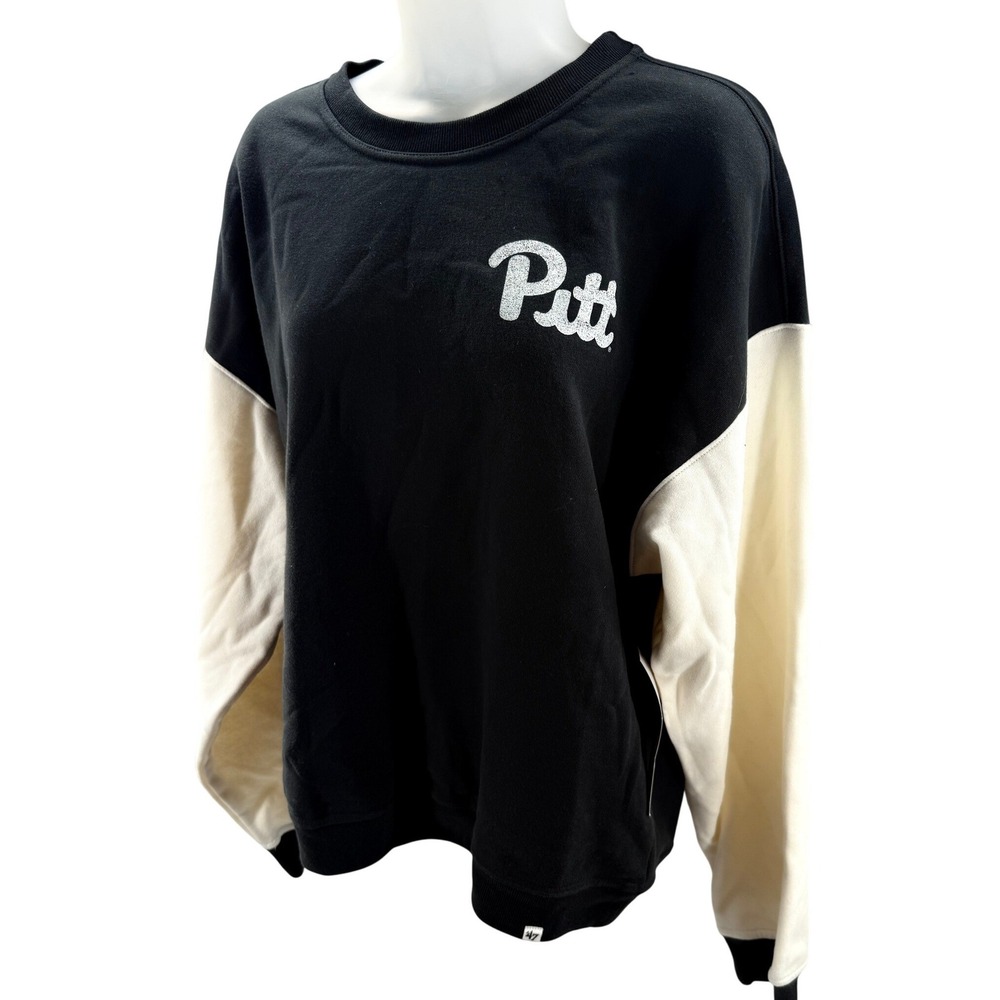 47‎ Brand Pitt Panthers Womens Colorblock Sweatshirt Large NEW